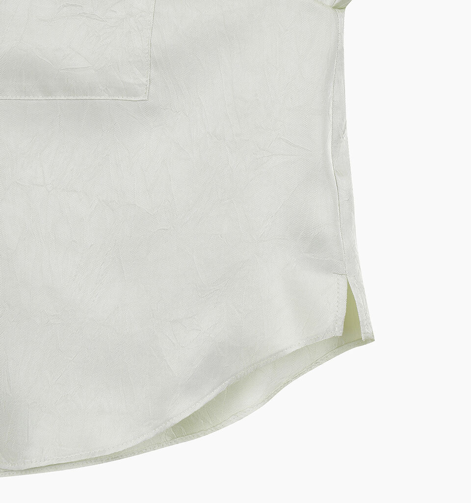 Camicia verde chiaro in satin - sisley k camicie - Verde Chiaro | Sisley K image number 4